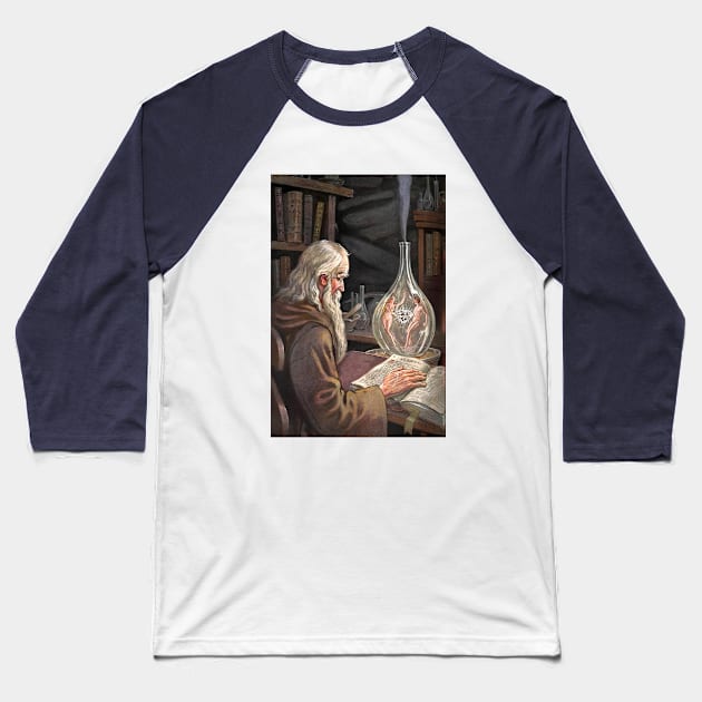 Robert Fludd the Alchemist Baseball T-Shirt by Star Scrunch